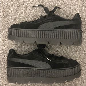 Pair of Puma/Fenty Creepers - black suede